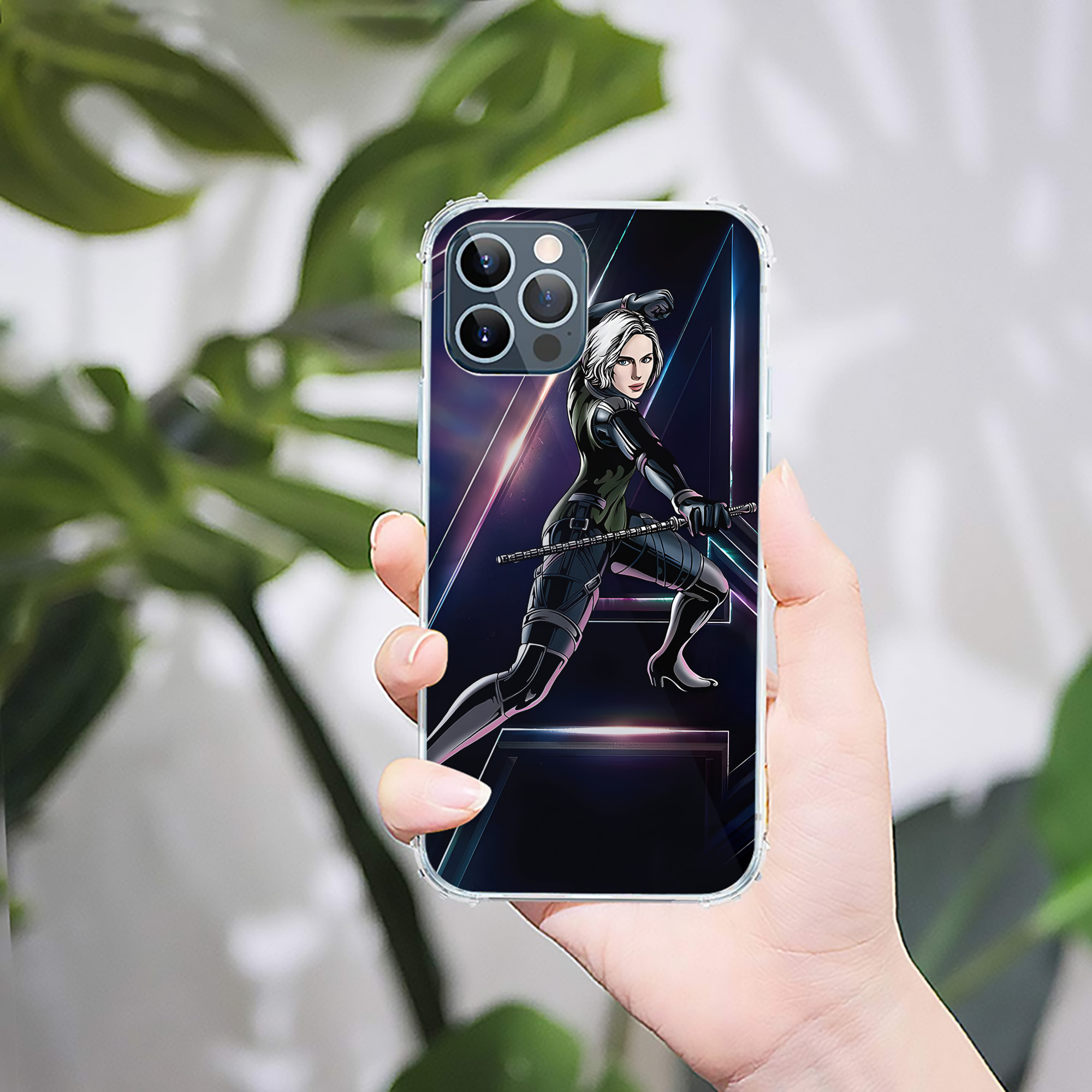 （画像用） アベンジャーズ The Avengers 【iPhone 12シリーズ対応】透明スマホケース（クリアソフトケース）